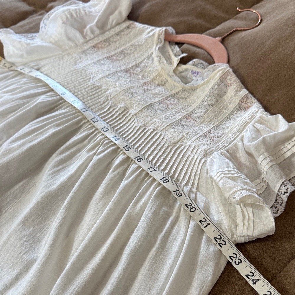 White Lace Heirloom Maxi Dress - Picture 10 of 11